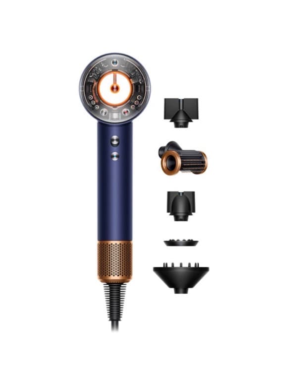 Dyson Supersonic Nural™ Smooth+Wavy Hair Dryer (Prussian Blue/Copper)