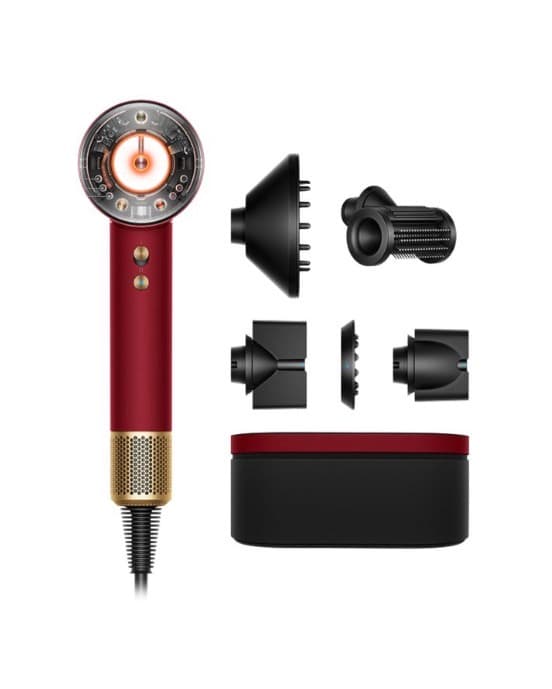 Dyson Supersonic Nural™ Smooth+Wavy Hair Dryer (Red Velvet/Gold)